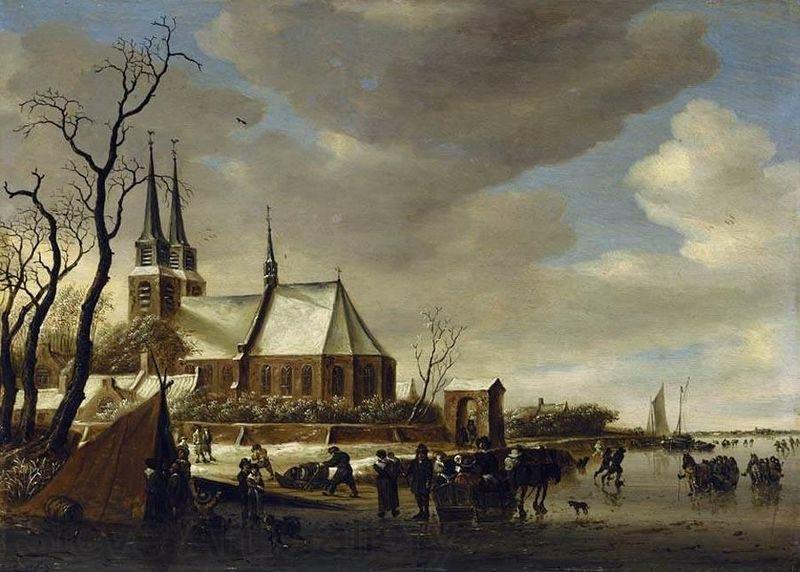 Salomon van Ruysdael A Winter Landscape